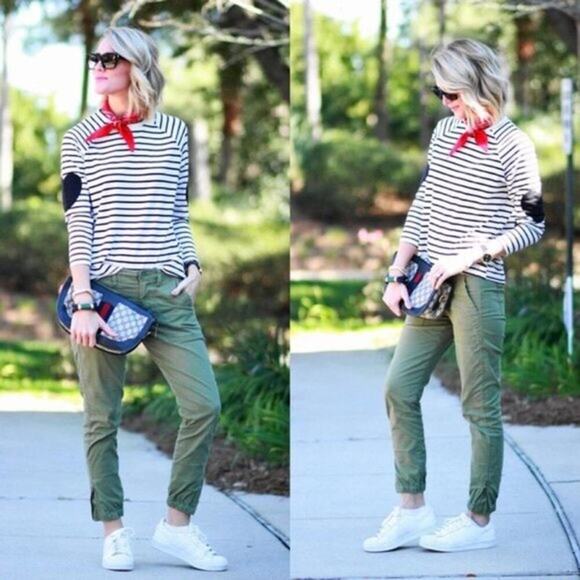 CAbi #5076 Green Traveler Jogger Pants 4 - Picture 1 of 7